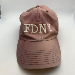 Vintage FDNY Fire Department New York Embroidered Adjustable Baseball Hat